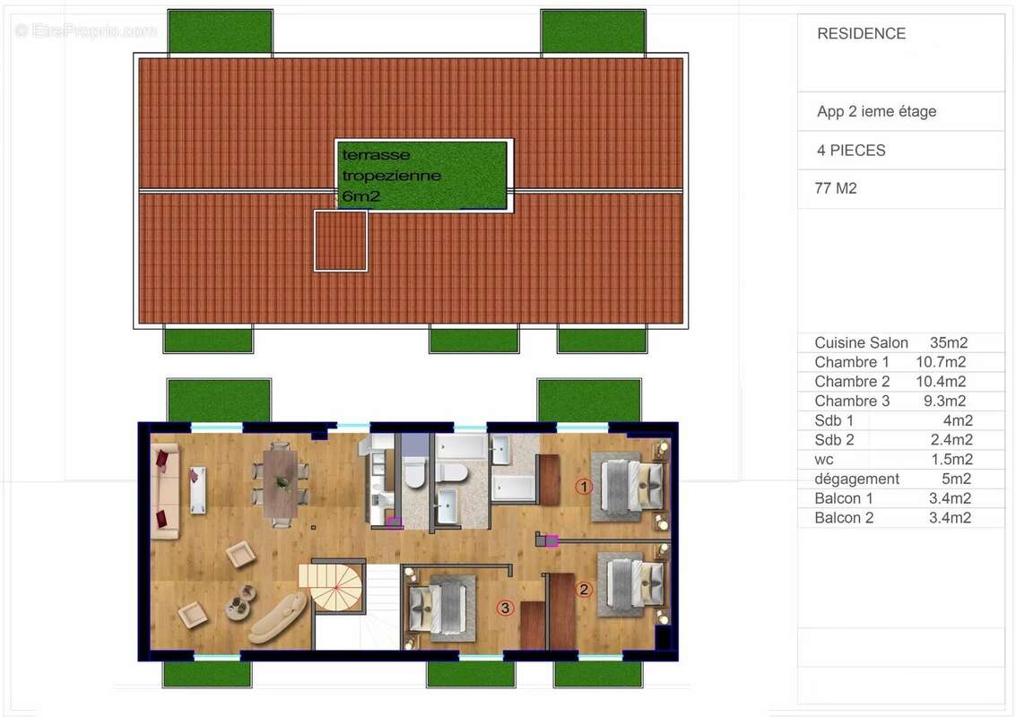 Appartement à MANDELIEU-LA-NAPOULE