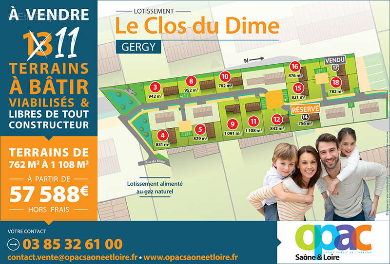 Terrain à GERGY