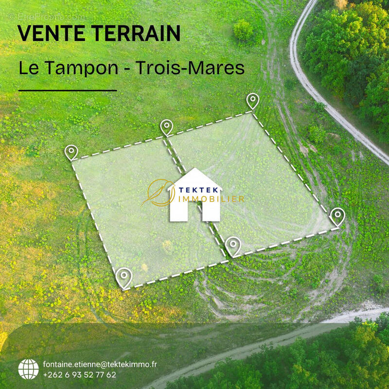 Terrain à LE TAMPON
