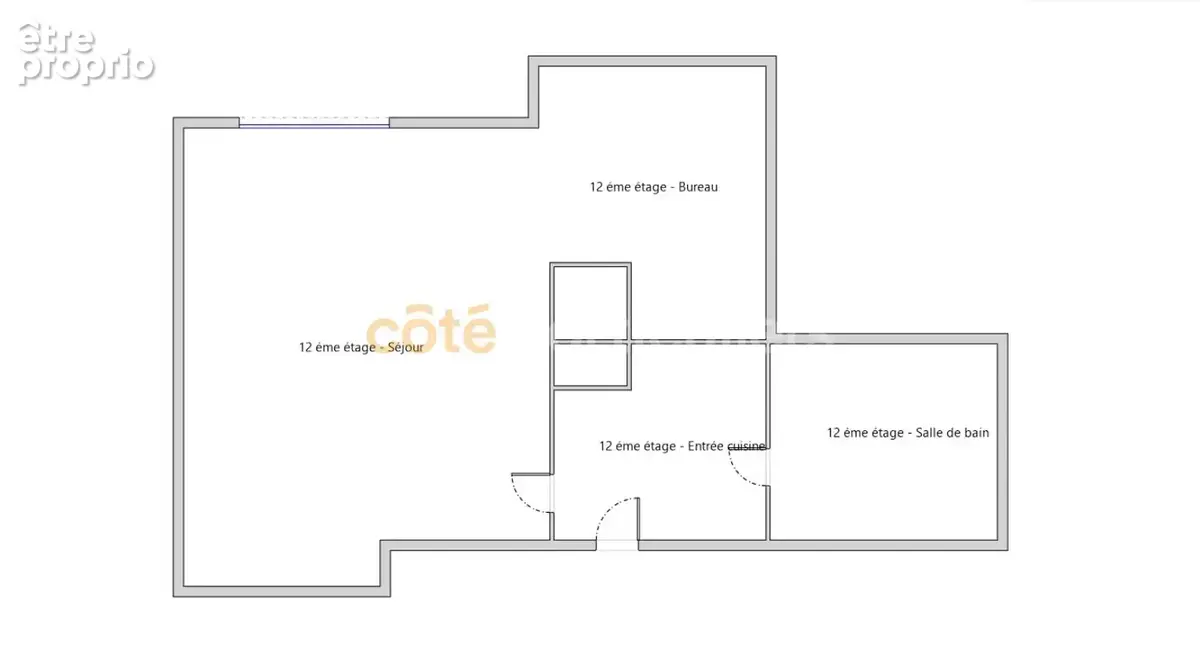 Appartement Aubervilliers 1 pièce(s) 25.2 m2 - photo 11