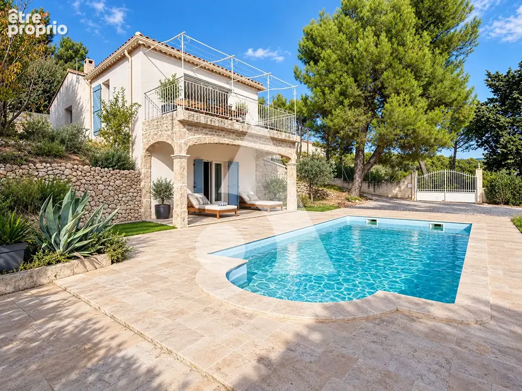 Auriol, moulin du redon, villa 136 m², 4 chambres, piscine, vue dégagée - photo 2
