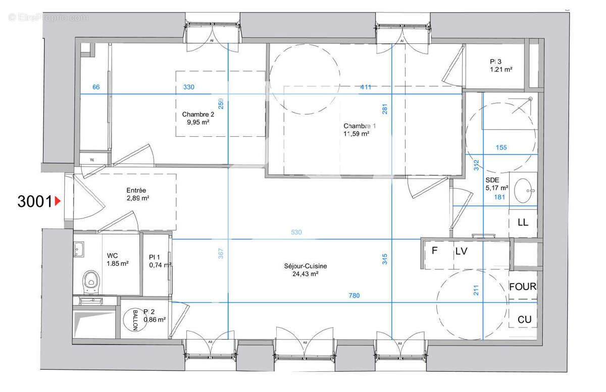 Appartement à MONTLUEL