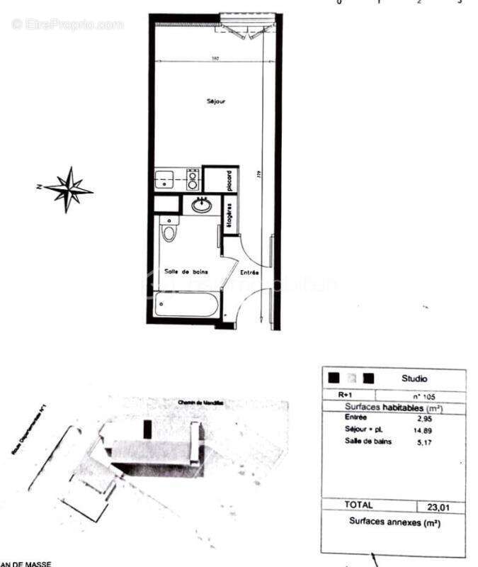 Appartement à CORNEBARRIEU