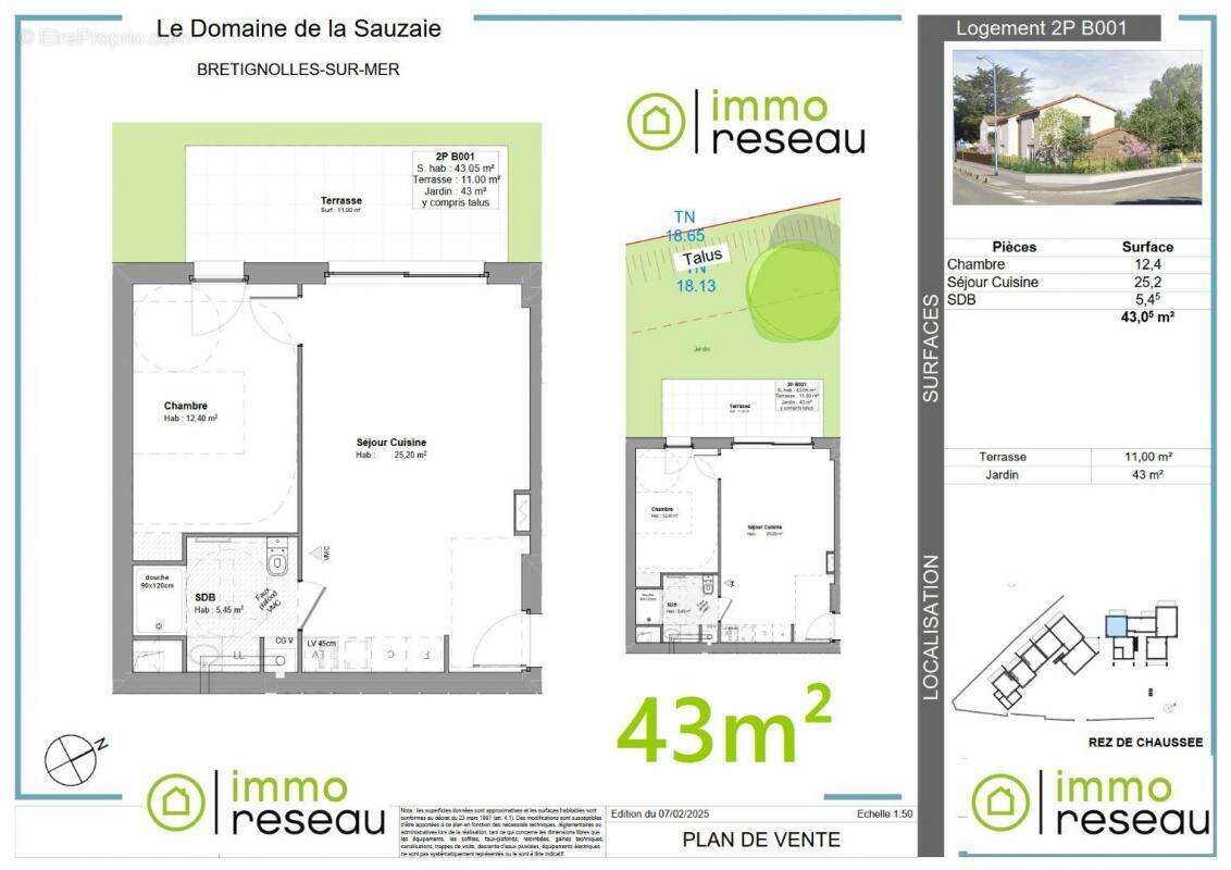 Appartement à BRETIGNOLLES-SUR-MER