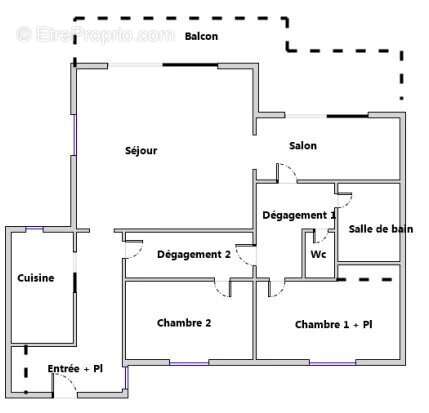 Appartement à LE BOUSCAT