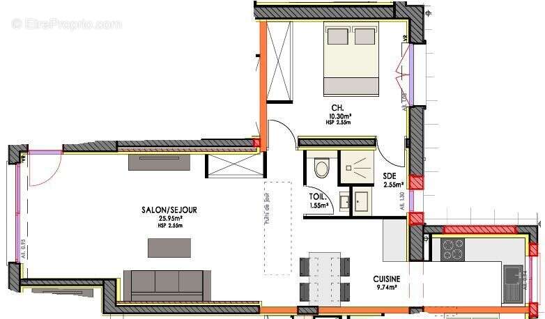 Appartement à TOULOUSE