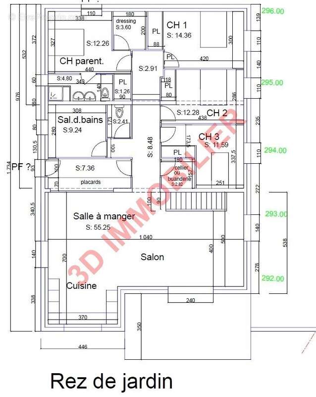 PLAN ETAGE - Maison à LONS-LE-SAUNIER