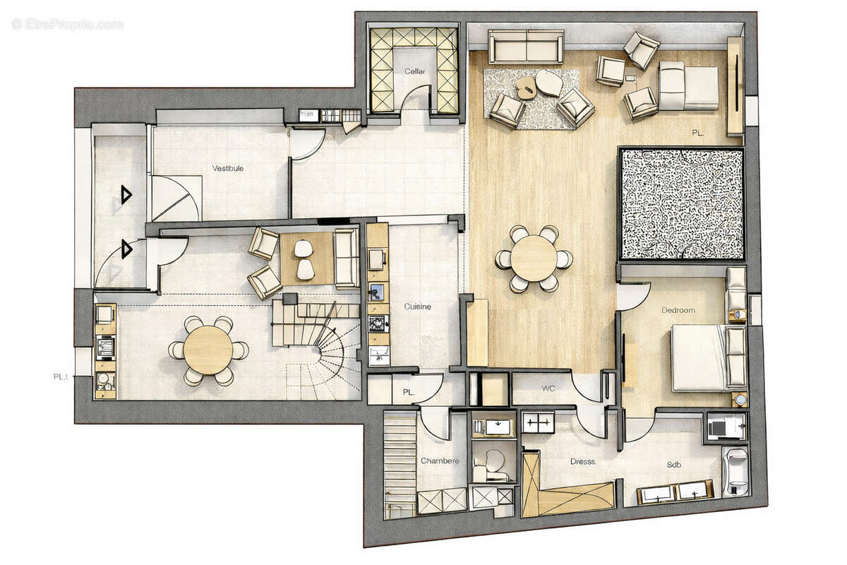 Loft industriel - photo 10