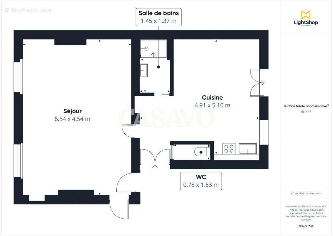 Appartement à PARIS-10E