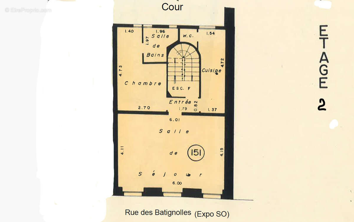 Appartement à PARIS-17E