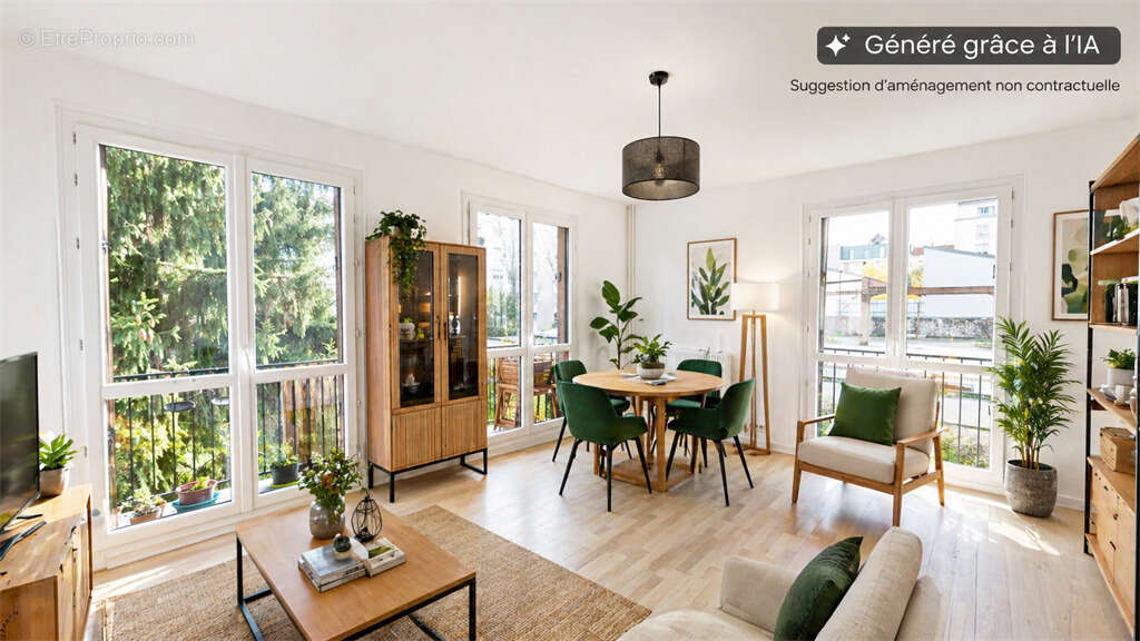 Appartement 68 m² à Clamart  - photo 2