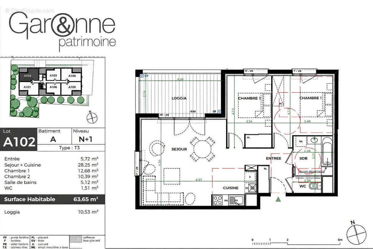 Appartement à TOULOUSE