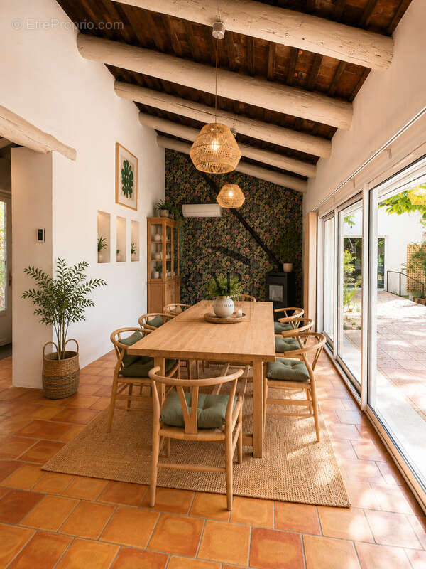 Magnifique propriété à AIX EN PROVENCE-Puyricard 195m2 vue Sainte-Victoire - avec piscine sur 5.000m2 - photo 4