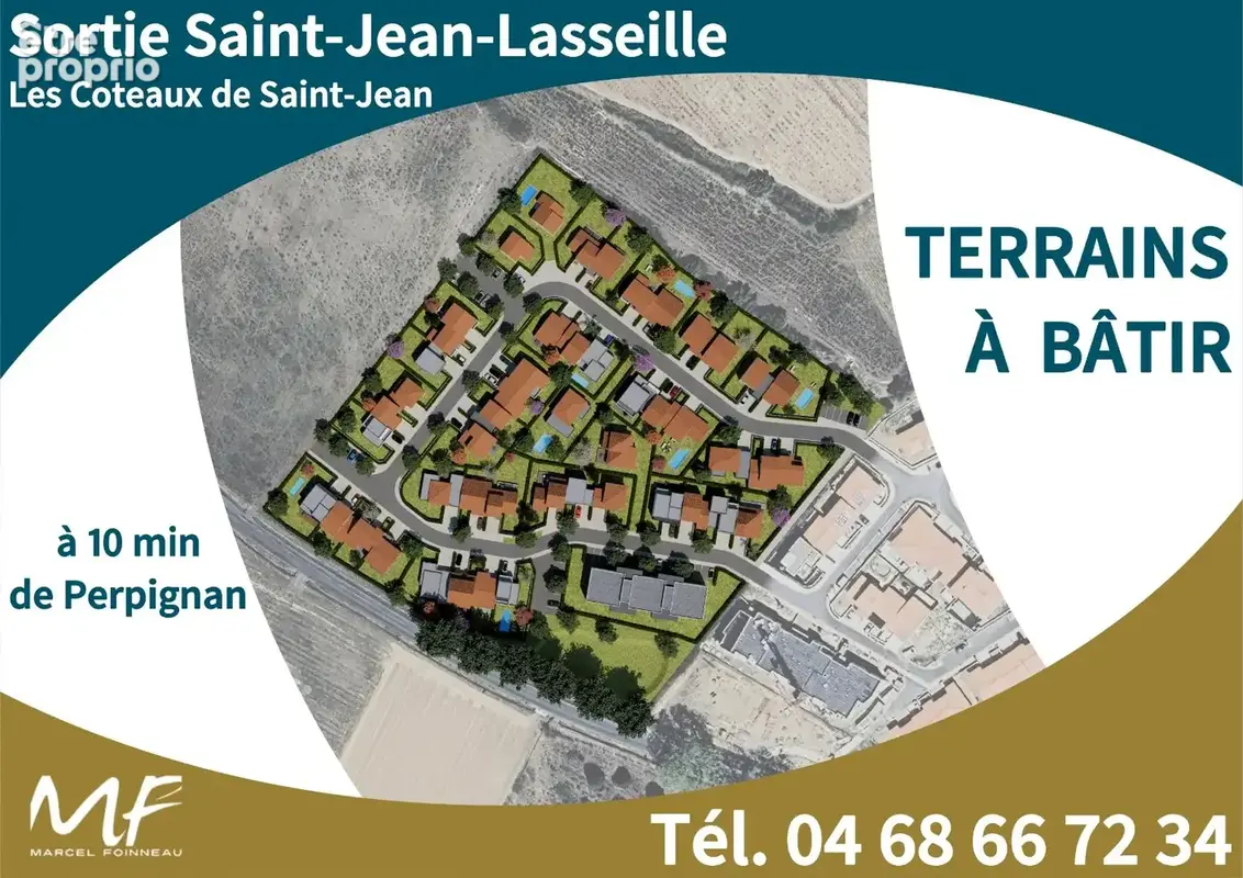 Terrains a batir - vue exceptionnelle sur alberes & canigou - a 10 min de perpignan - photo 3