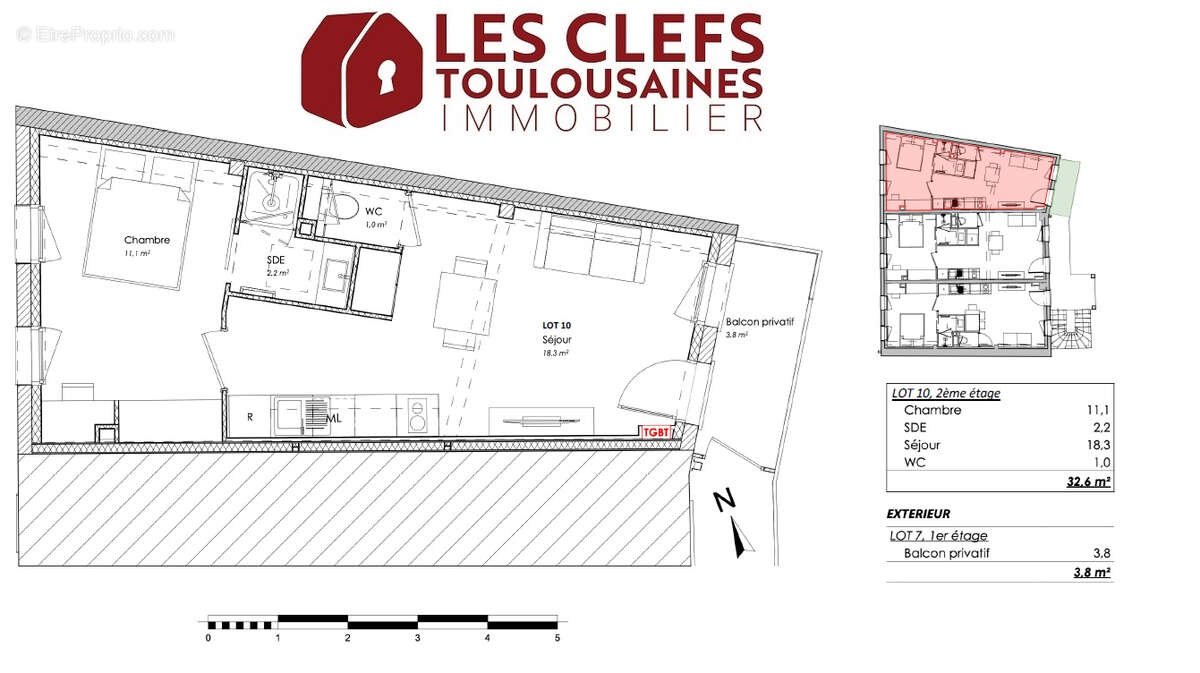 Appartement à TOULOUSE