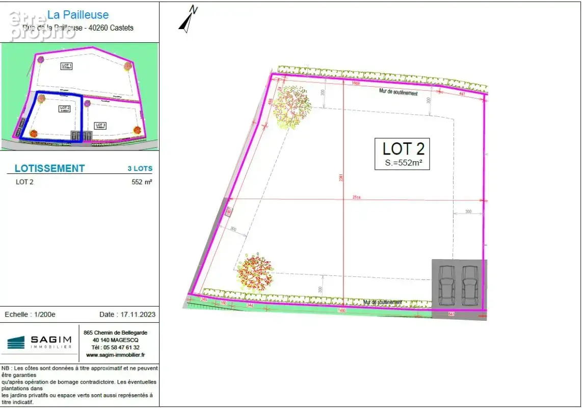 Terrain constructible 552 m² proche centre ville - photo 2