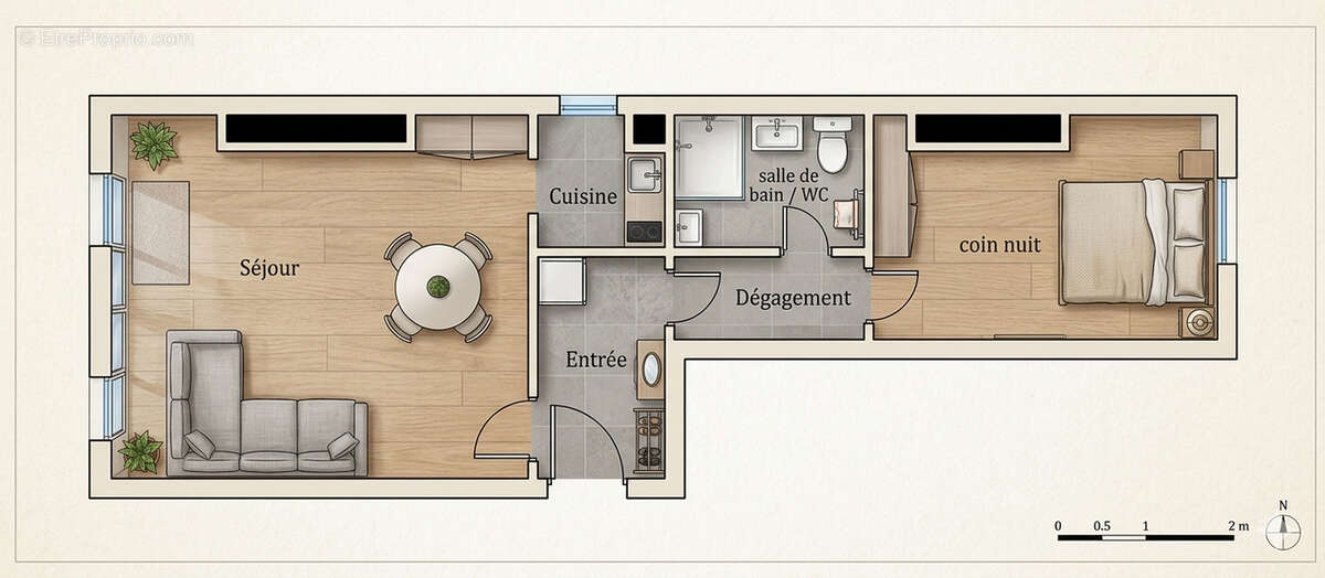 Appartement à PARIS-17E