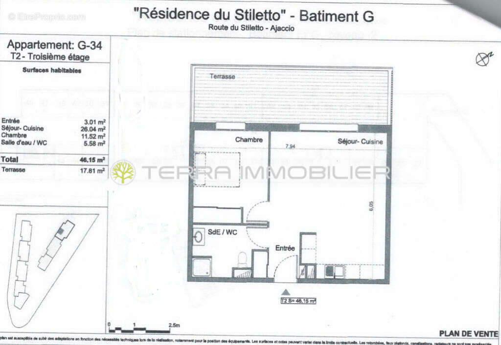 Appartement à AJACCIO
