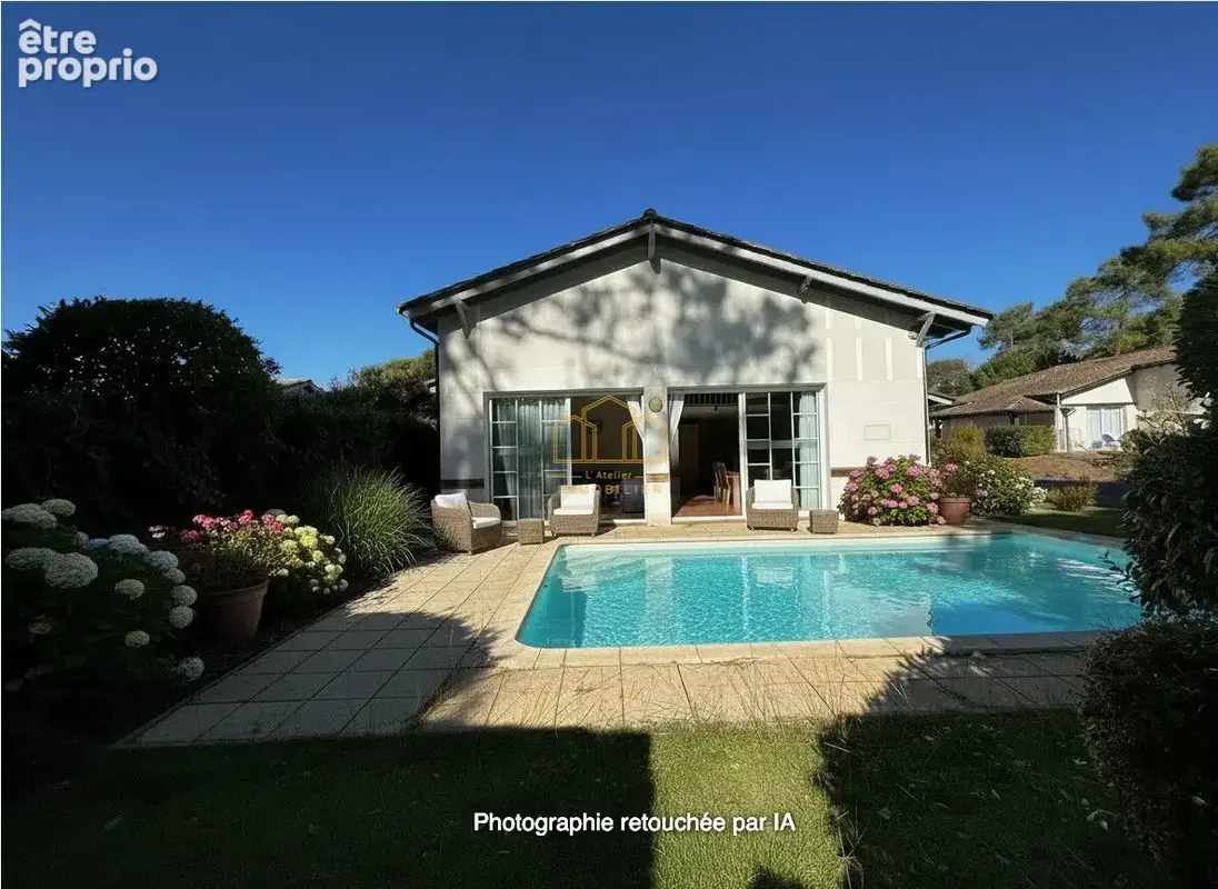 Villa T5 avec piscine à vendre au golf de Gujan-Mestras - photo 1