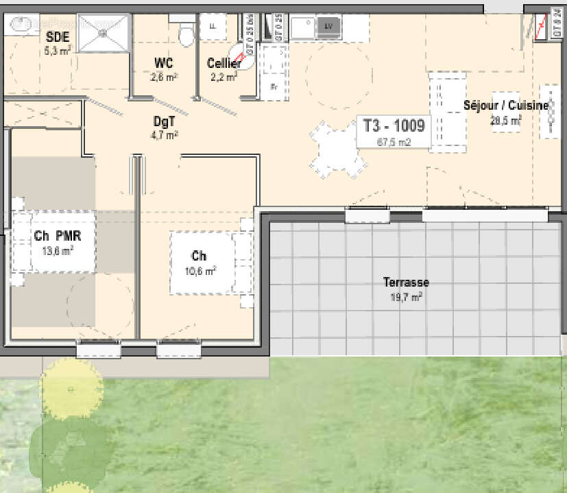 Appartement à CAPBRETON