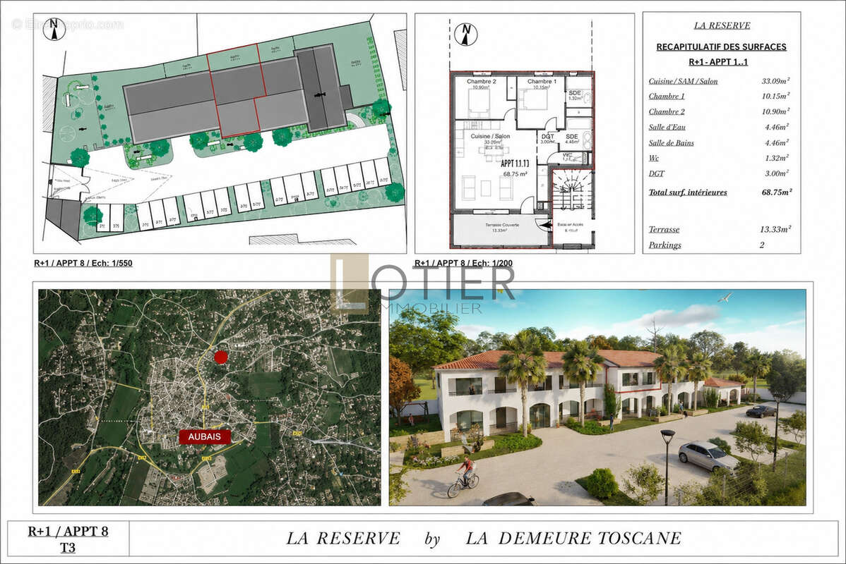 Coup de cœur à Aubais : T3 neuf avec terrasse dans une résidence haut de gamme - photo 3