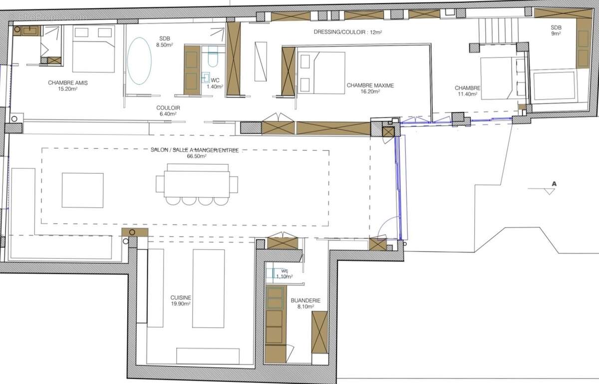 Appartement esprit maison – 164 m² – cour intérieure + box 1 voiture – rue Manessier – Nogent-sur-Marne - photo 17