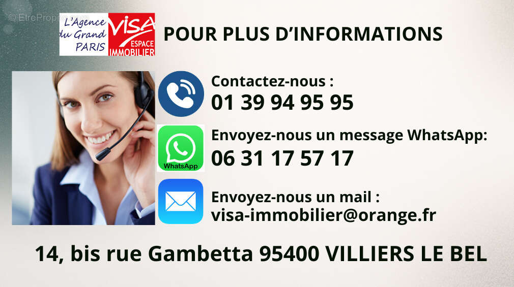 Appartement à VILLIERS-LE-BEL