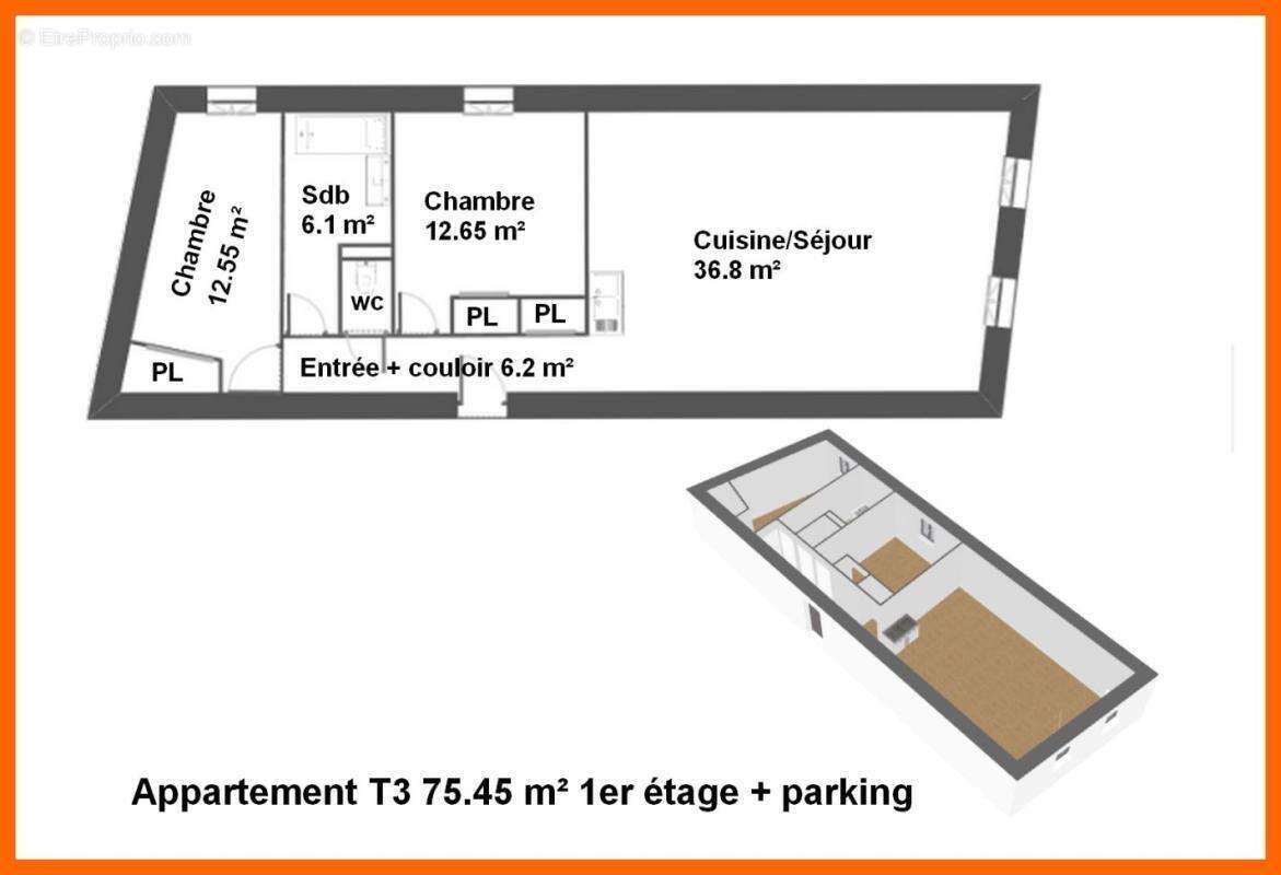 Appartement à MONTLUEL