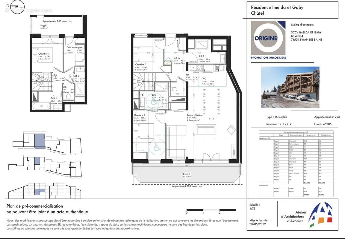 Appartement à CHATEL