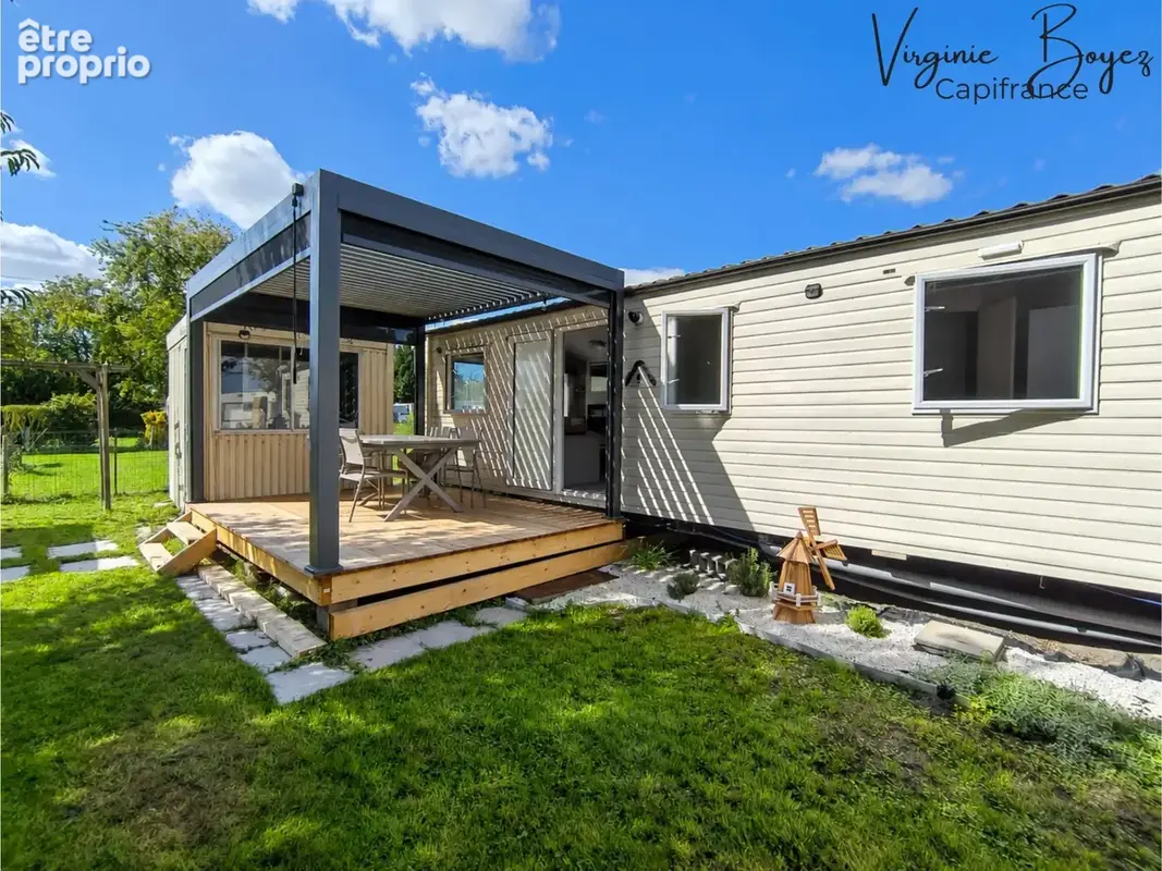  à vendre – terrain de loisirs avec mobil-home 4 saisons – secteur bourbourg - photo 2