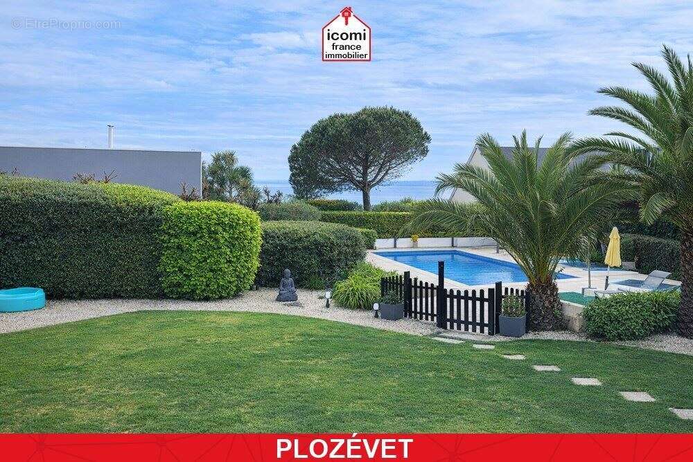 Finistere - plozévet (29710) -  a vendre - propriete architecte contemporaine avec piscine chauffee - piece de vie 60 m² - 3 cha - photo 10