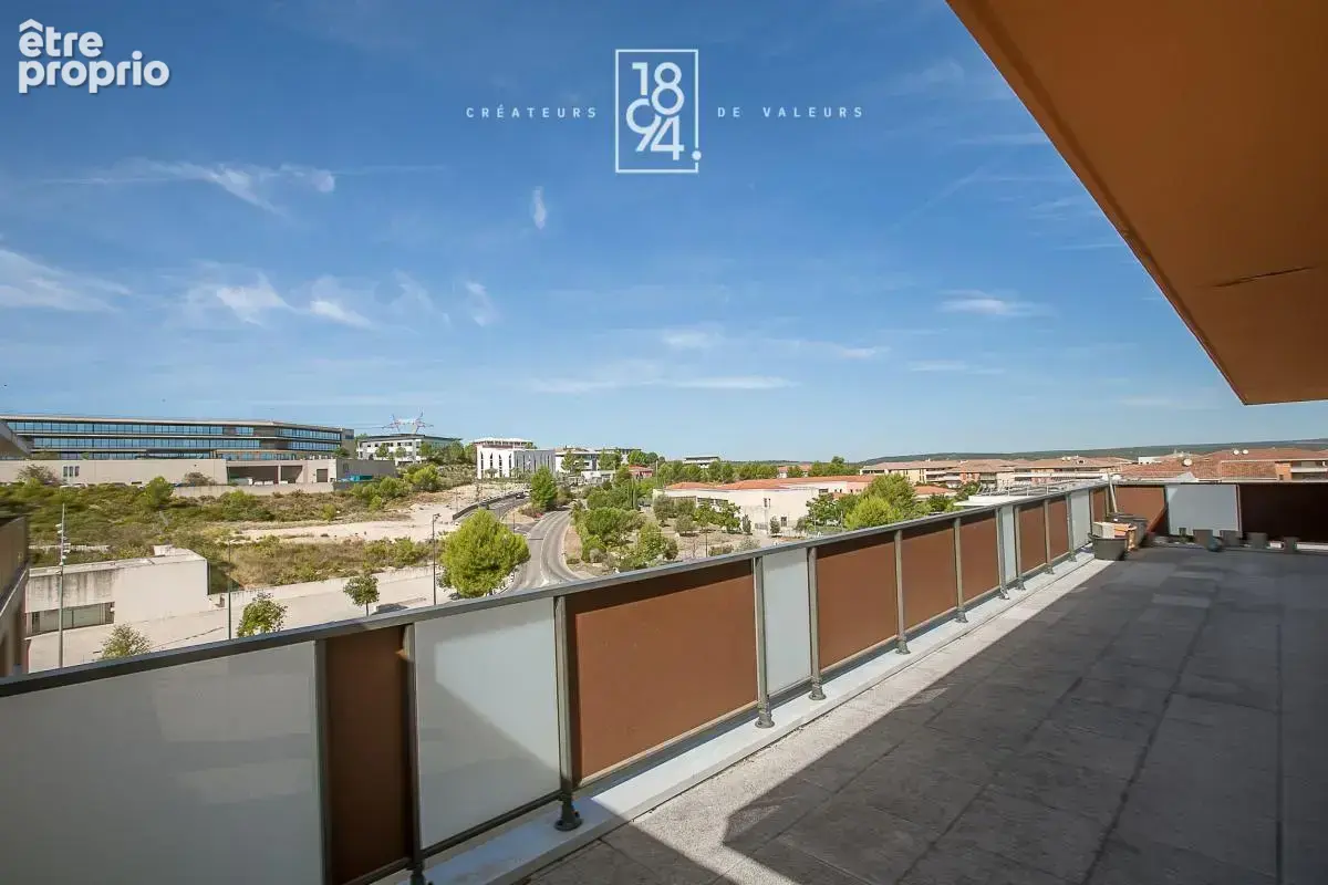 Appartement grand T5 avec Terrasse à vendre Aix-En-Provence La Duranne  124 m²  Terrasse 100m2 I Calme I Parking ss - photo 2