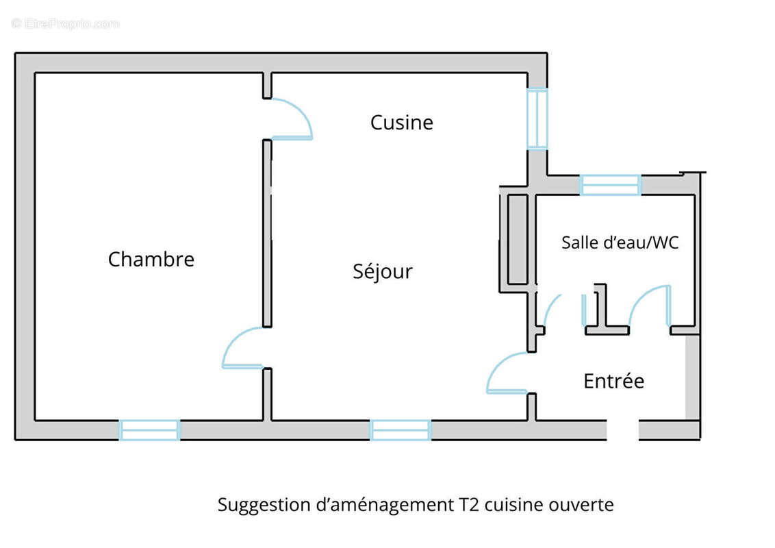 Appartement 2 pieces 33,19 m2 - boucicaut - calme et lumineux - photo 9