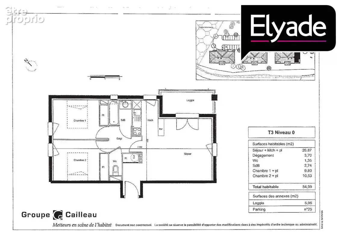 Appartement 54 m² à Terrasson-Lavilledieu  - photo 7