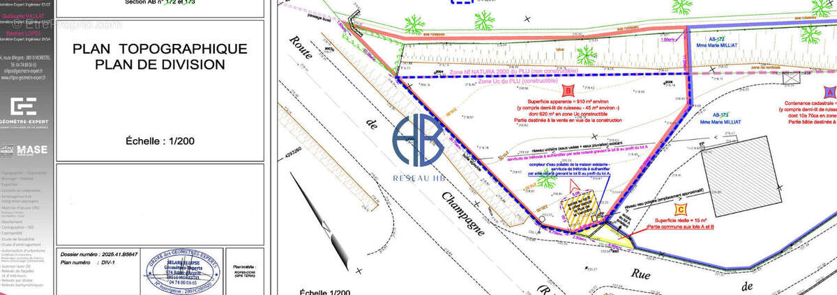 Terrain à MONTALIEU-VERCIEU