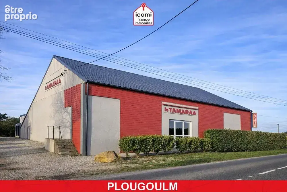 Finistere - plougoulm (29250) - a vendre - batiment de 500m² tout usage sur +2200m² de terrain constructible - usage actuelle sa - photo 4