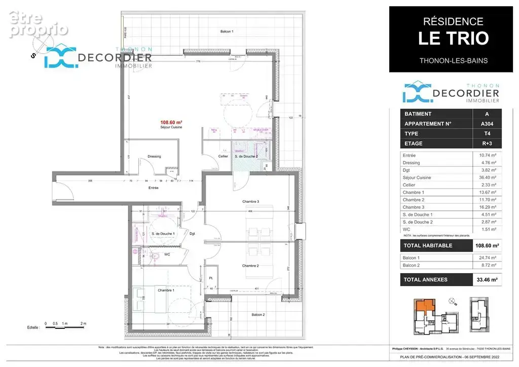À vendre appartement t4 neuf - thonon - photo 2