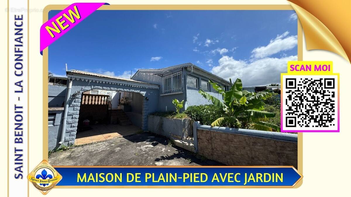 Maison à SAINT-BENOIT