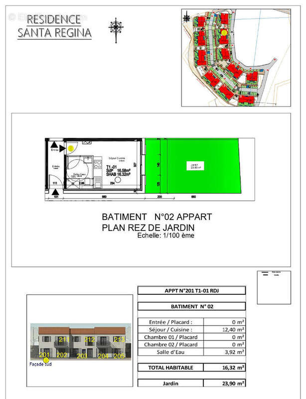 Appartement à OLMETA-DI-TUDA