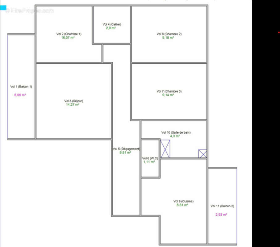 Appartement à ROANNE