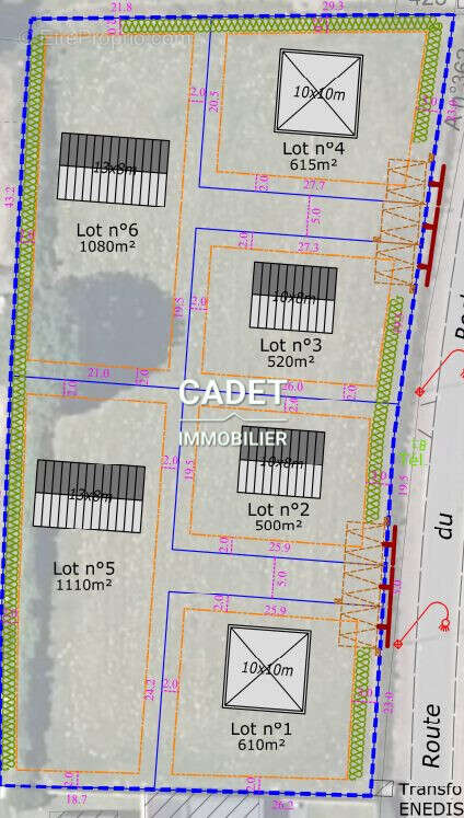 Terrain à BOURGUENOLLES