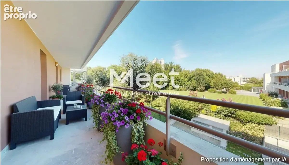 Appartement - immeuble recent - 5 pieces - coteaux-malassis - photo 3