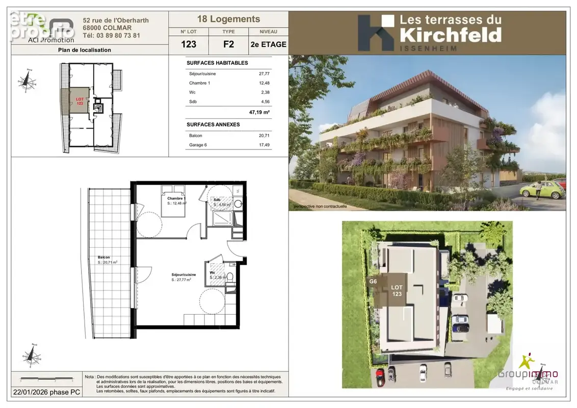 Appartement à ISSENHEIM