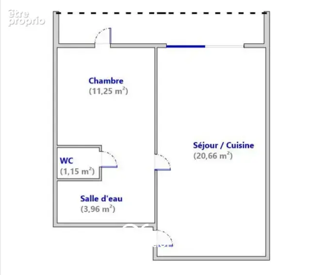 Appartement T2 de 37 m2 + Terrasse — Marseille 12e (Les Caillols) - photo 7