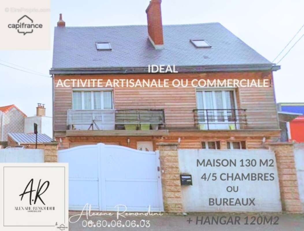 Exclusivité le havre — idéal activité artisanale ou commerciale  ensemble maison + hangar sur terrain de 745 m² - photo 3