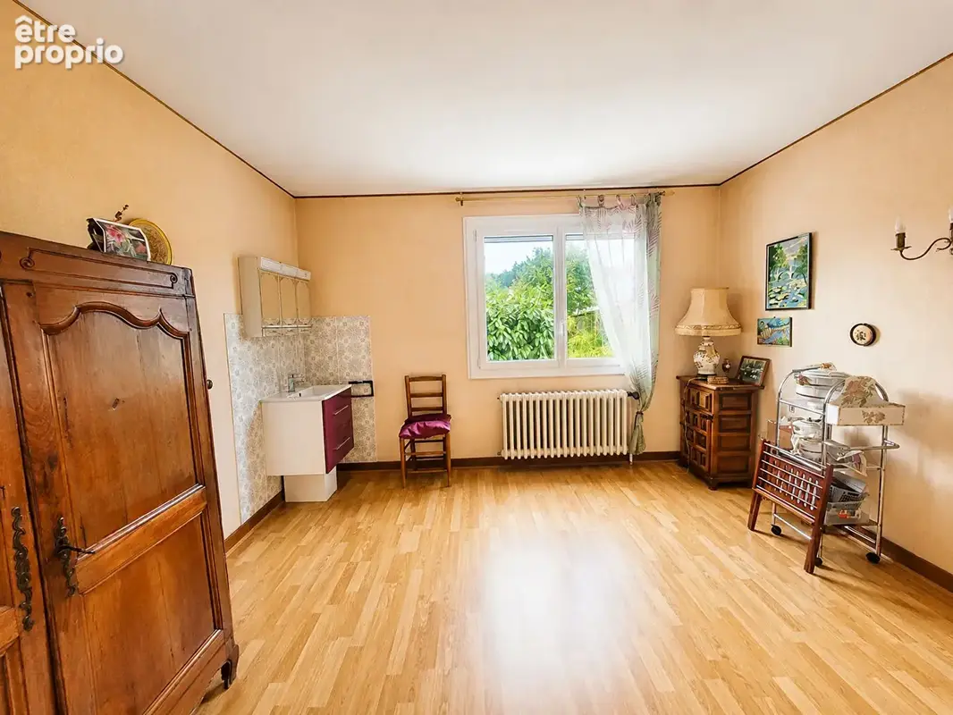 Maison à vendre à Châteauneuf Sur Sarthe jardin, sous sol et terrain constructible. - photo 5
