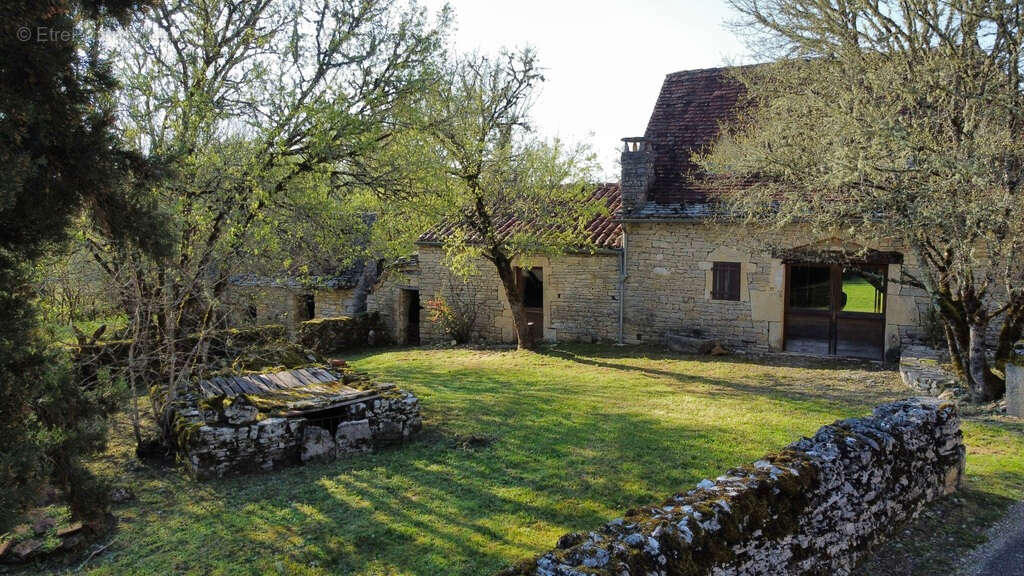 Propriété en pierre - 2 maisons indépendantes, piscine, dépendances, terrain de près d'1 Hectare - Catus - photo 12