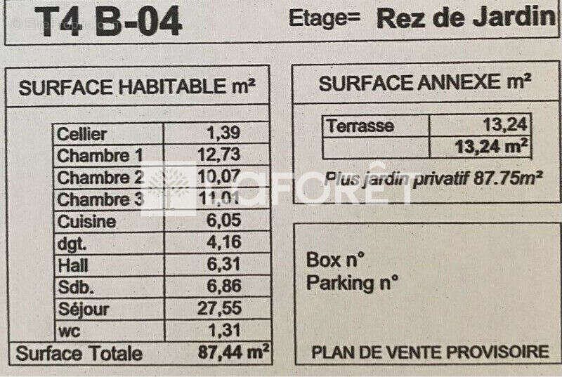 Appartement à L'ETRAT