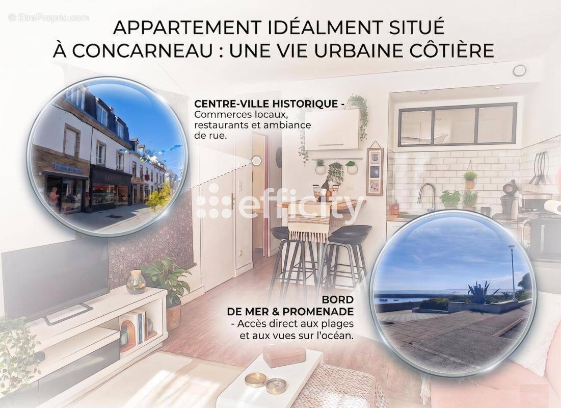 Appartement à CONCARNEAU