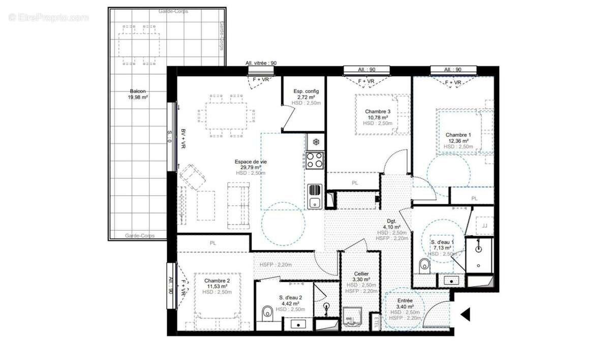 Photo 4 - Appartement à CHALLES-LES-EAUX